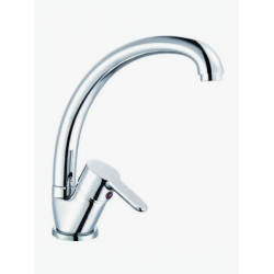 Μπαταρία Κουζίνας αναμεικτική Gloria Strada 13-7070 Χρώμιο